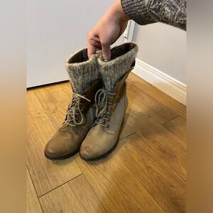 Leather Heeled Boots